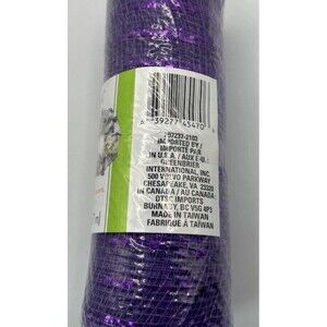 Floral Garden Decorative Mesh Ribbon Purple Crafts Wreaths DIY 6” x 5 yd NEW